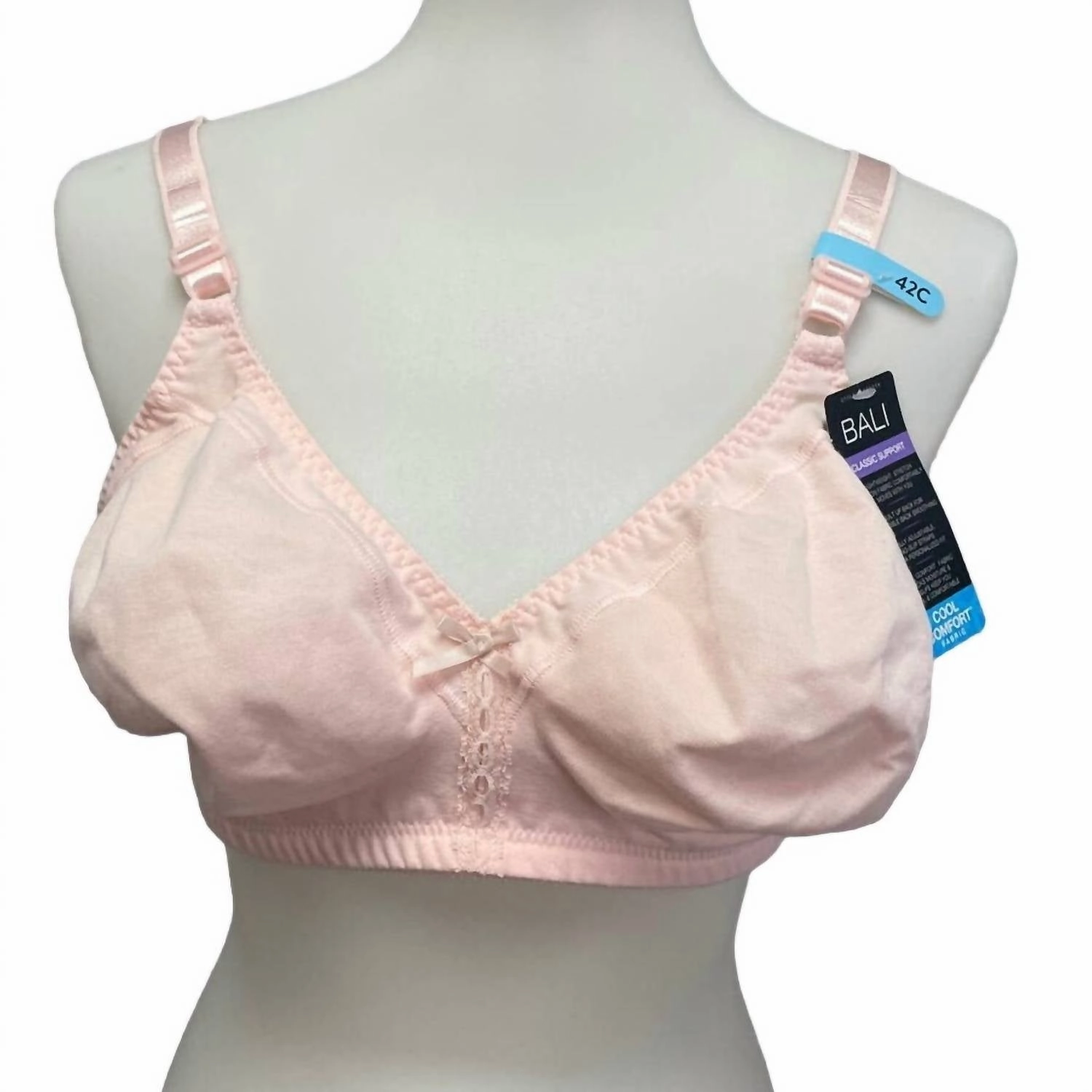 Women's Double Support Wirefree Bra In Pink
