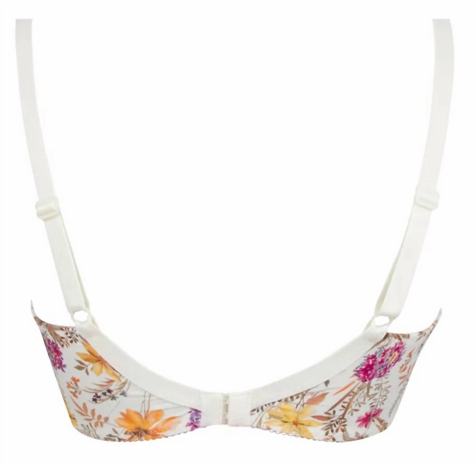 Women's Jardin Delice 3/4 Cup Bra In Yellow/purple