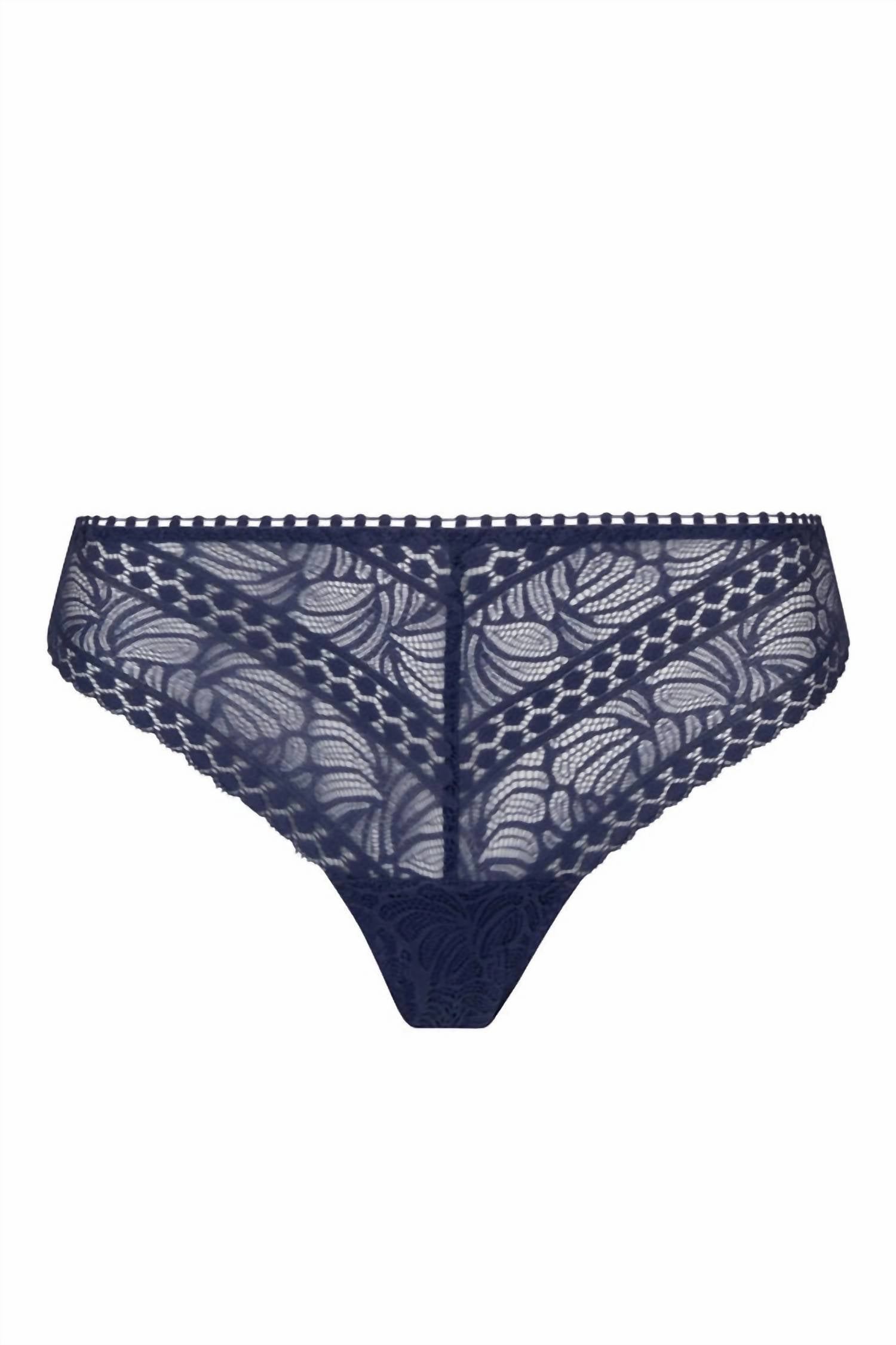 Women's Low Waist Brief In Bleu Purple