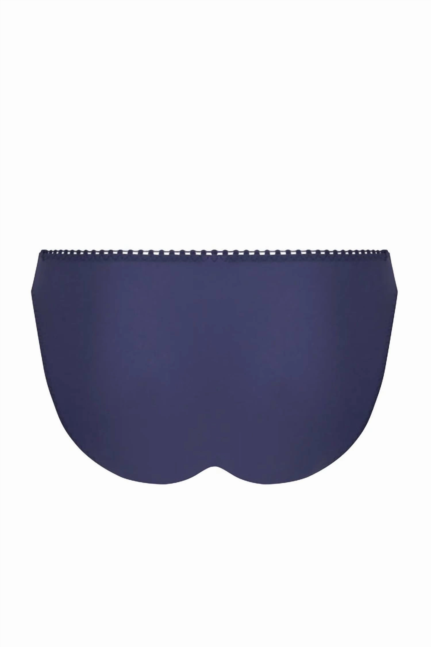 Women's Low Waist Brief In Bleu Purple