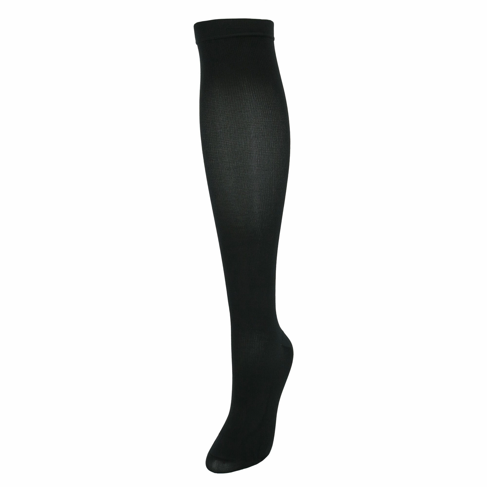 Women's Solid Knee High Compression Socks