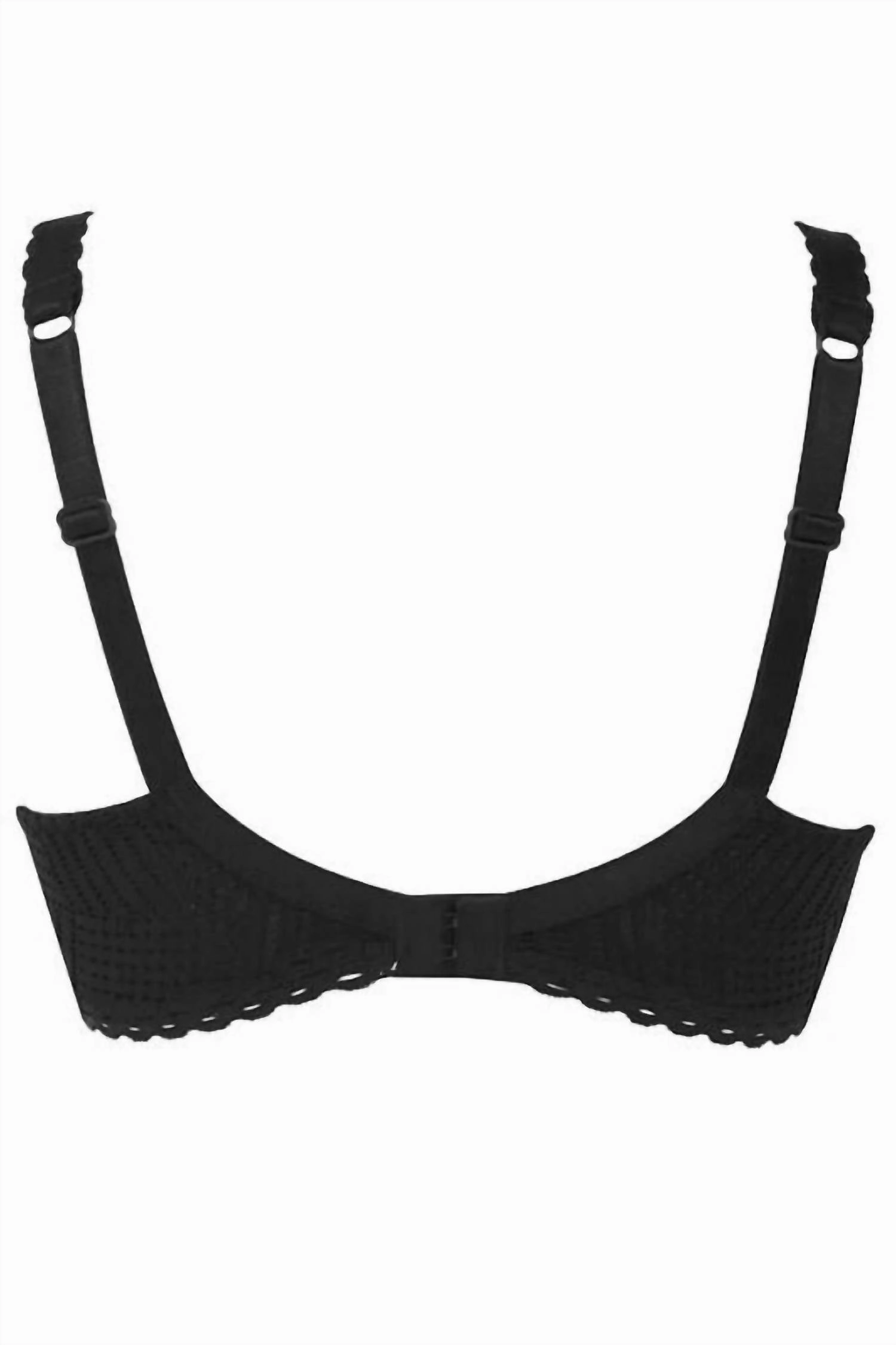 Women's Three Part Seam Bra In Black