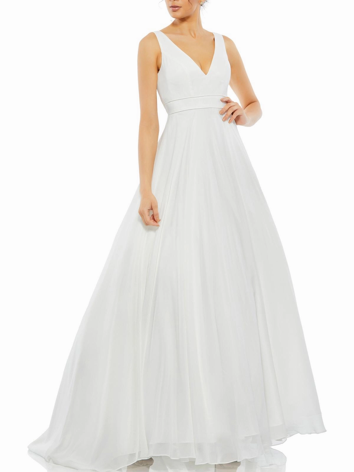 Womens Chiffon Long Evening Dress