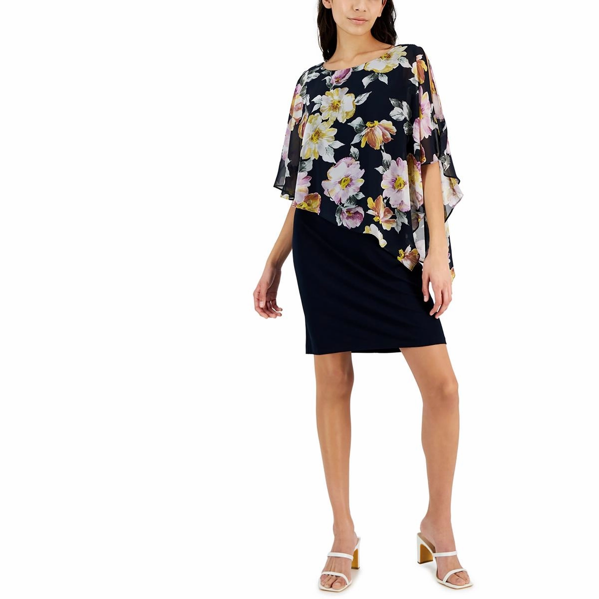 Womens Chiffon Mini Dress