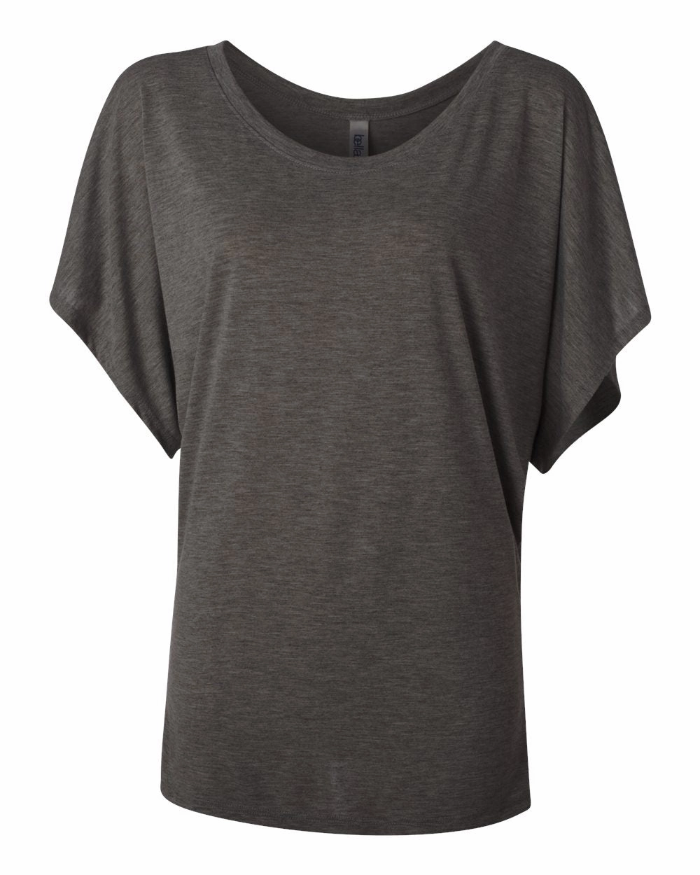 Womens Flowy Draped Dolman Tee