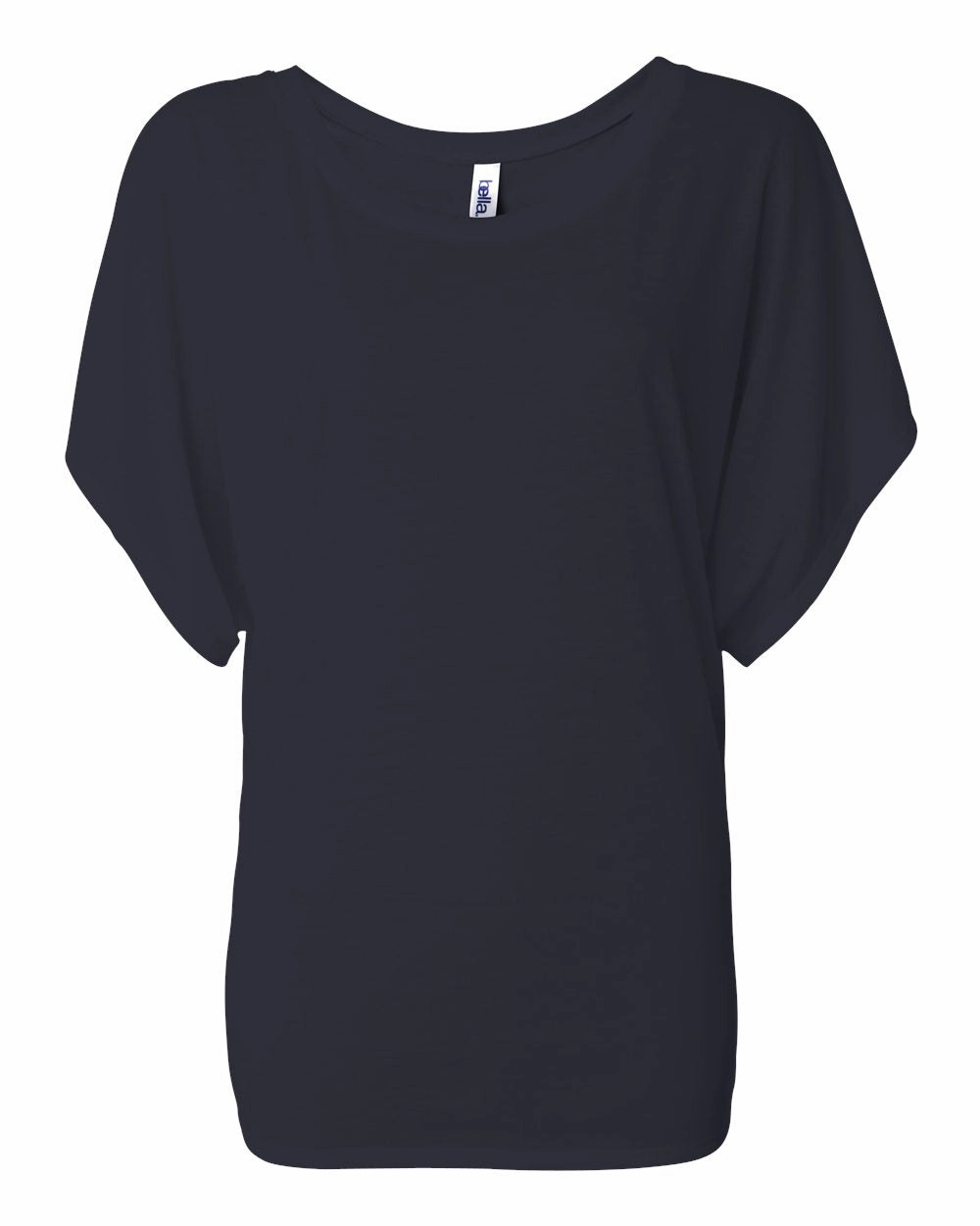 Womens Flowy Draped Dolman Tee