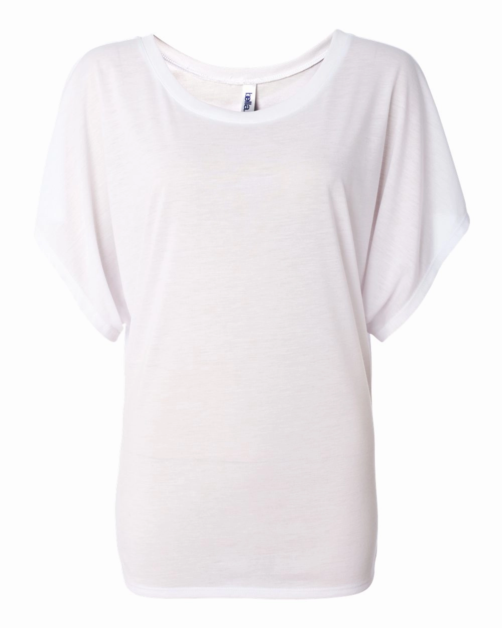 Womens Flowy Draped Dolman Tee
