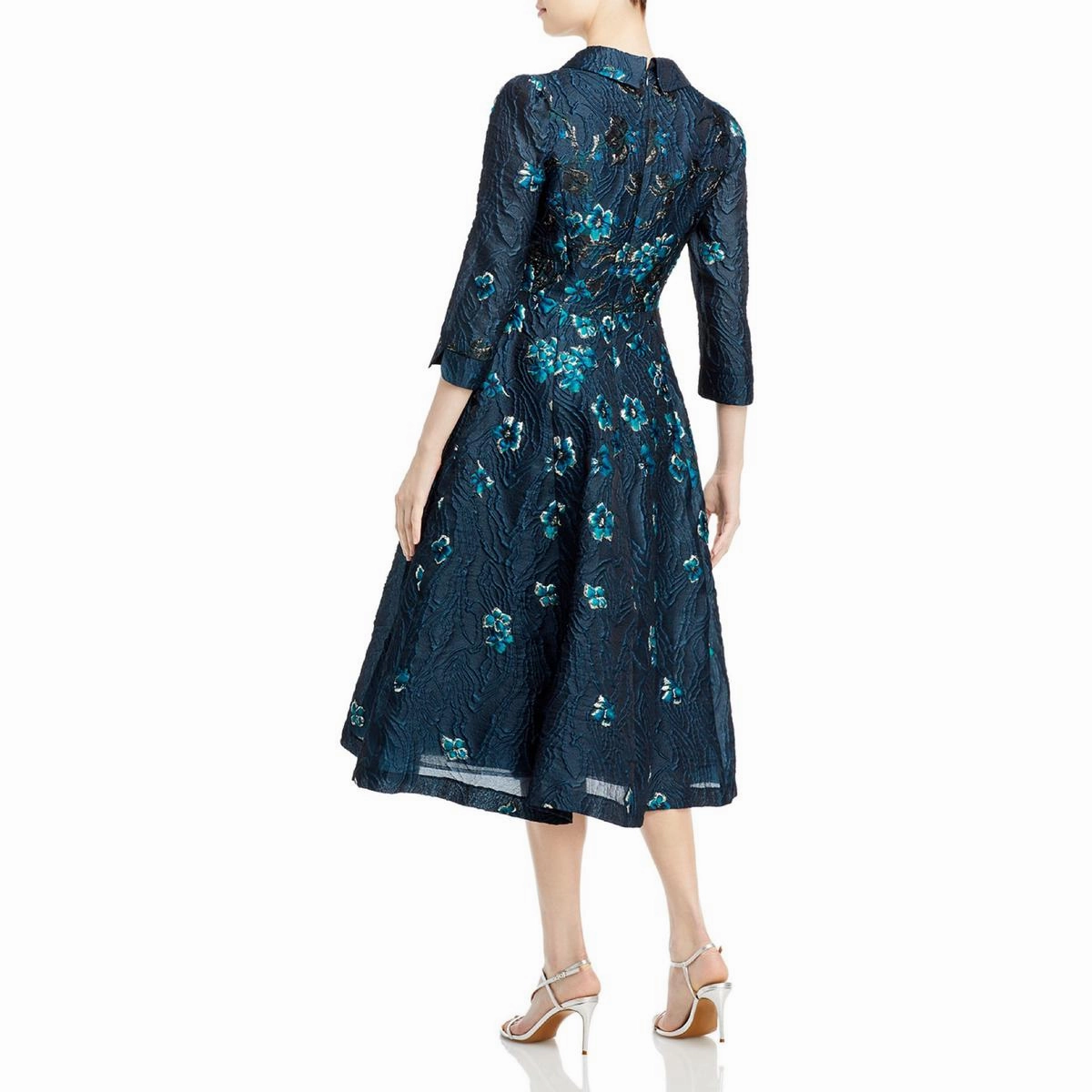 Womens Metall Below Knee Shirtdress