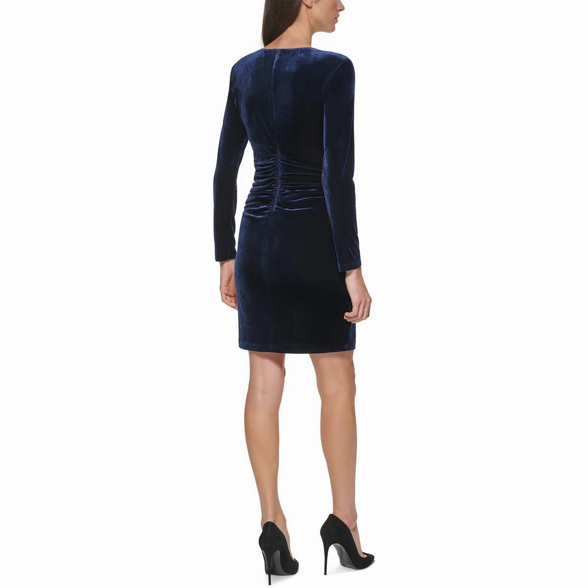 Womens Velvet Short Mini Dress