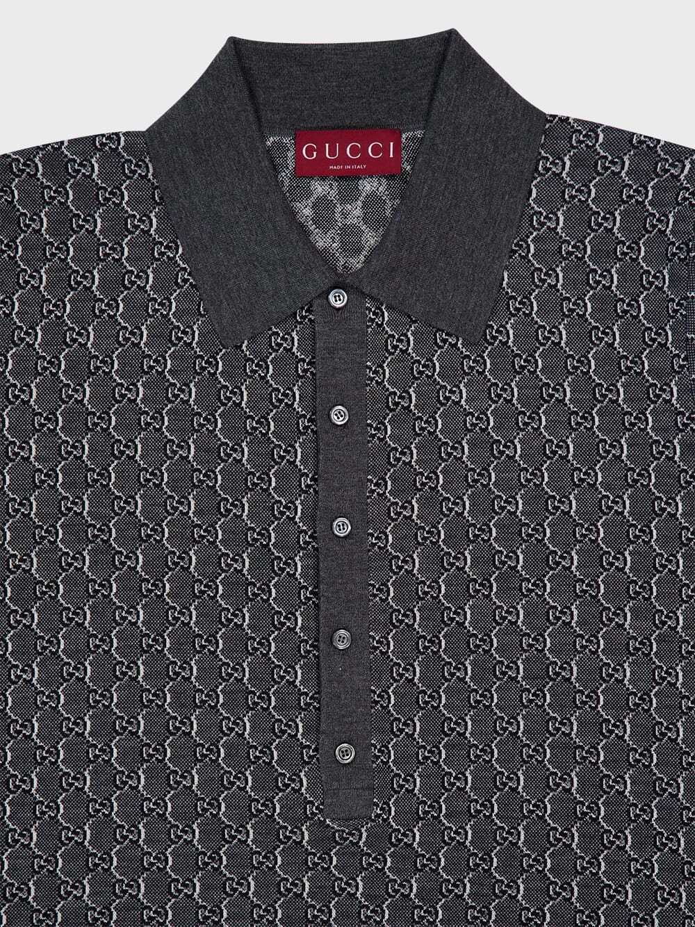 Wool and Silk GG Polo Shirt