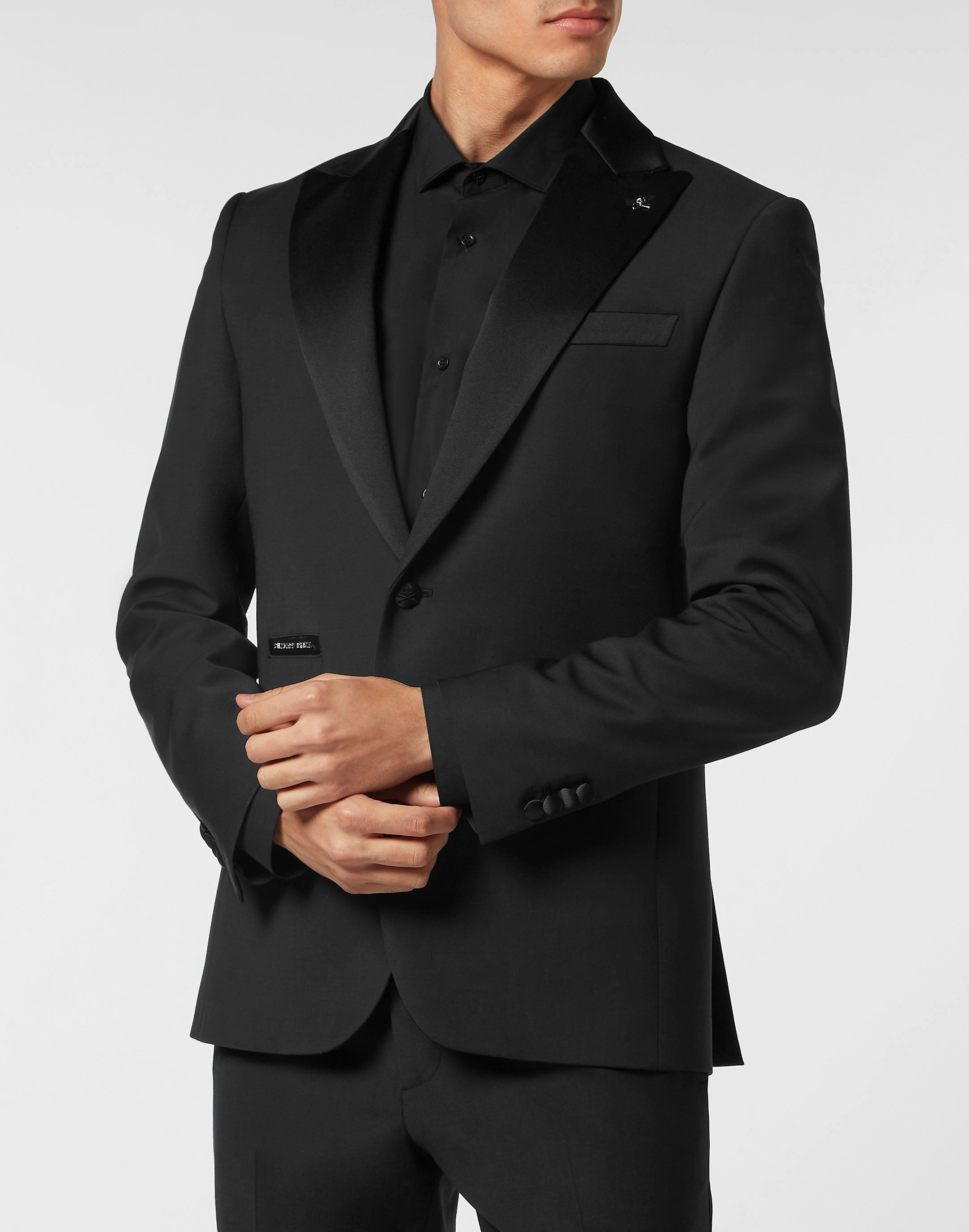 Wool Blazer Lord fit with Crystals Gothic Plein