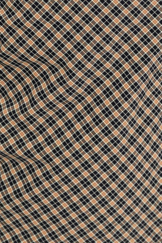 Work It Checkered Mini Dress - Small