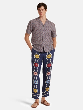 x La DoubleJ Whitsun Place Blue Alex Trousers Bottoms Mens - cheap mens shorts online