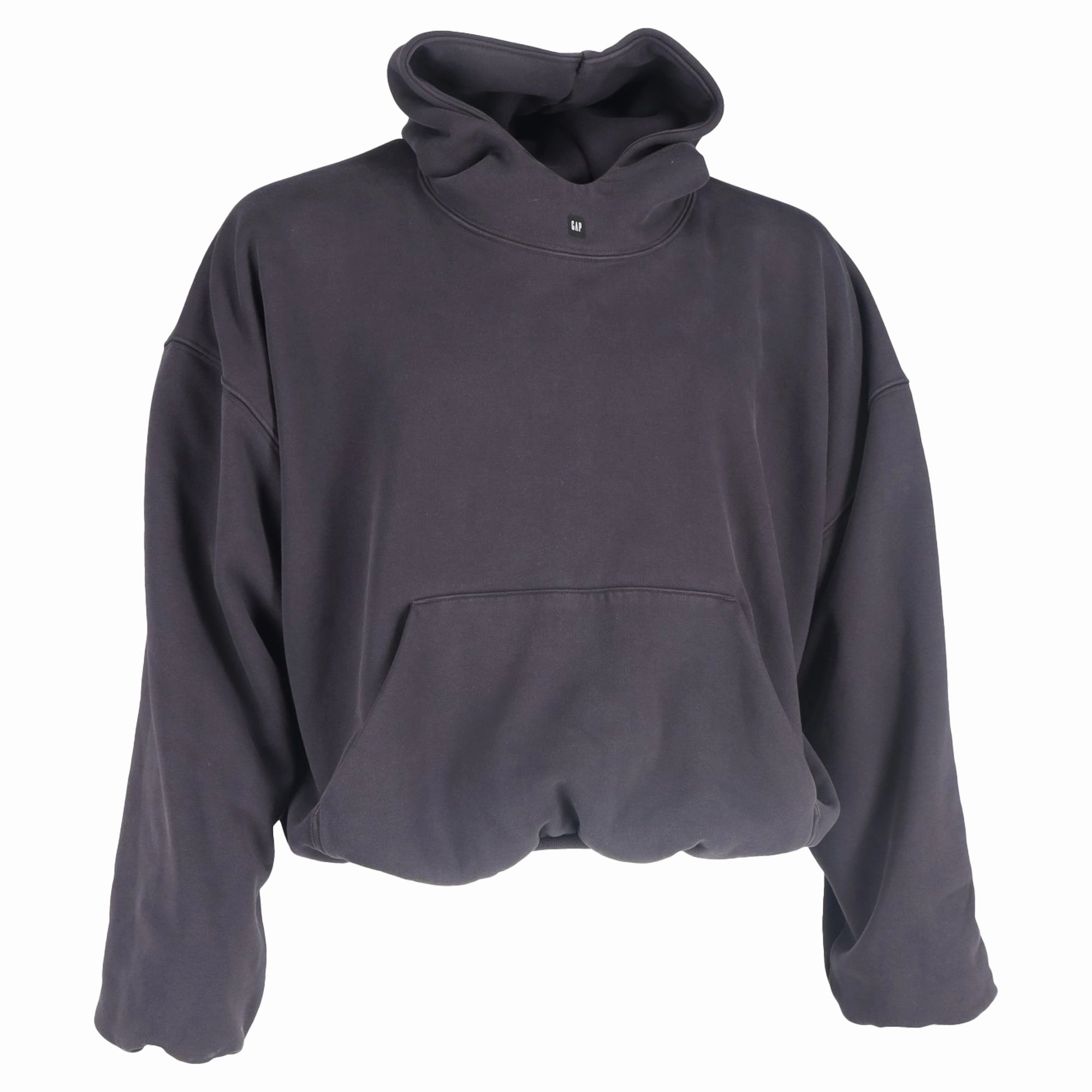 Yeezy x Gap Logo Hoodie in Grey Cotton chunky knit discount