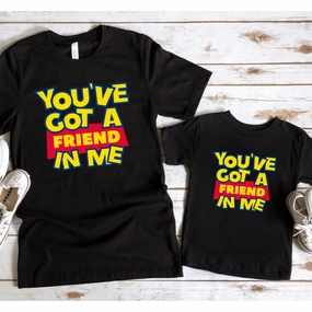 You've Got A Friend In Me Matching Black T-Shirts Holiday Collection - vacation wear sale