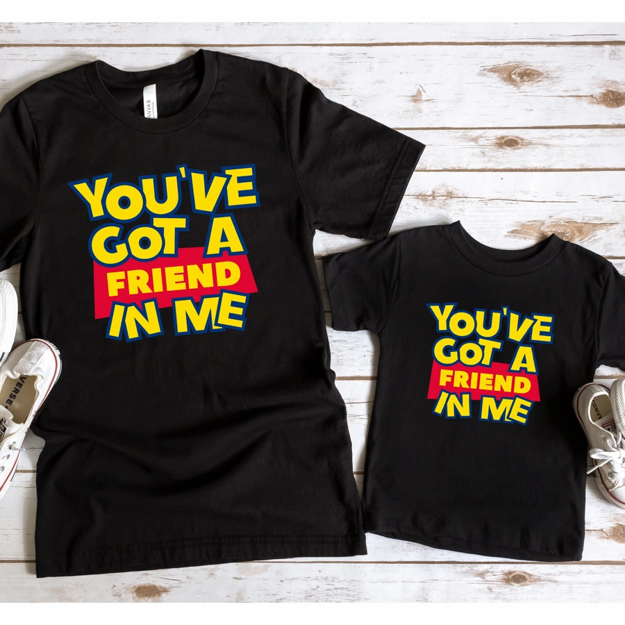 You've Got A Friend In Me Matching Black T-Shirts Holiday Collection - vacation wear sale