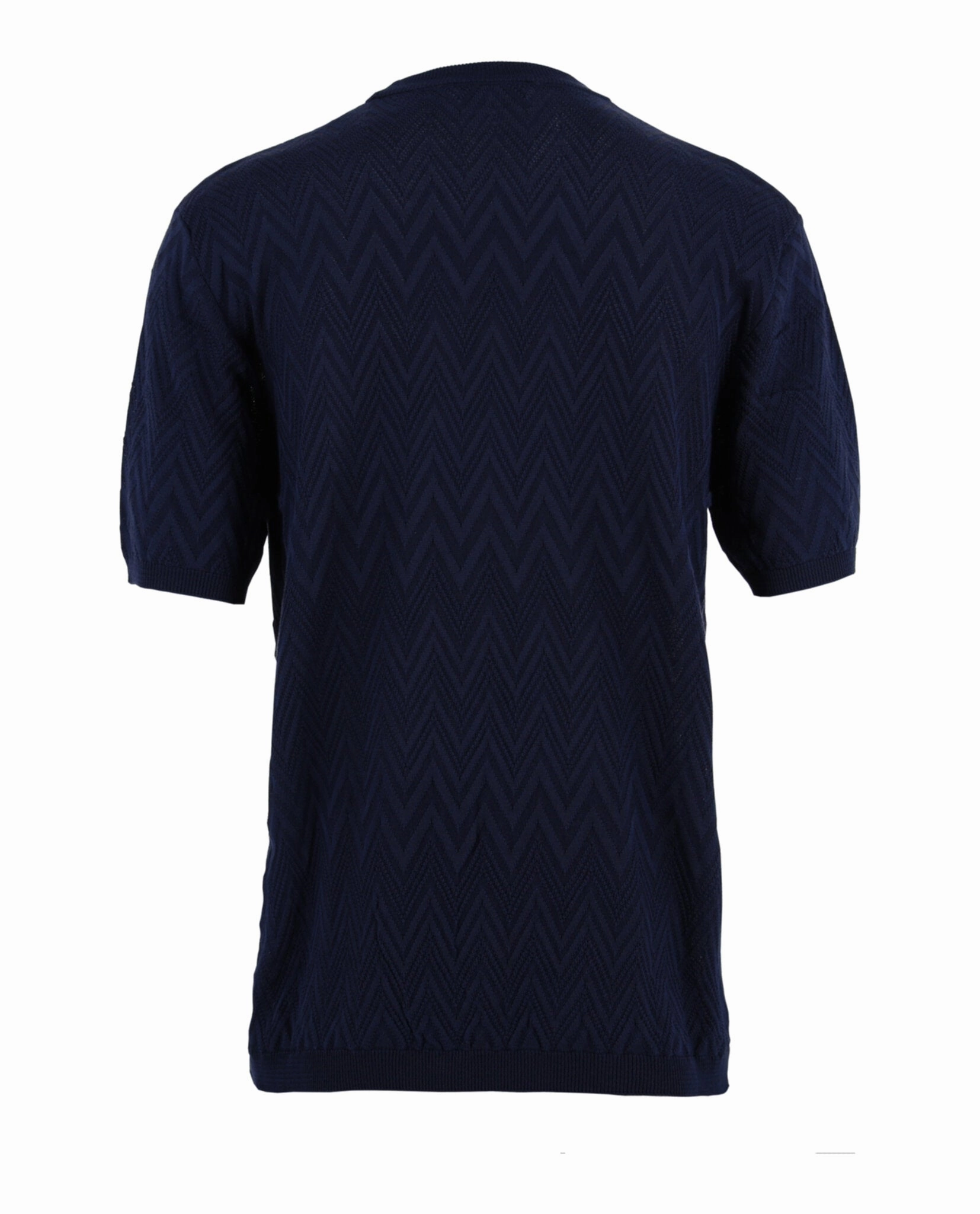Zig Zag Short Sleeve Sweater